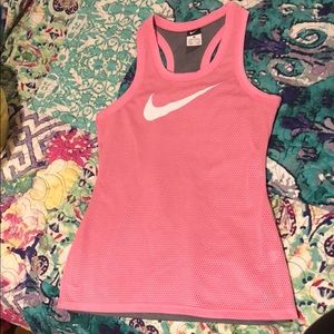 Pink Nike tank size S